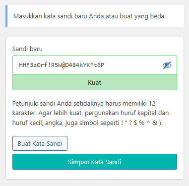 Buat Password Baru