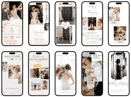 Bonus 37 Story Wedding Templates