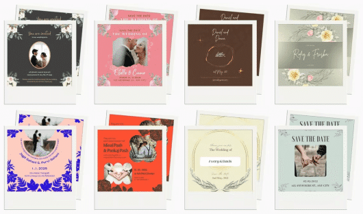 Bonus 99 Square Templates Wedding Invitation